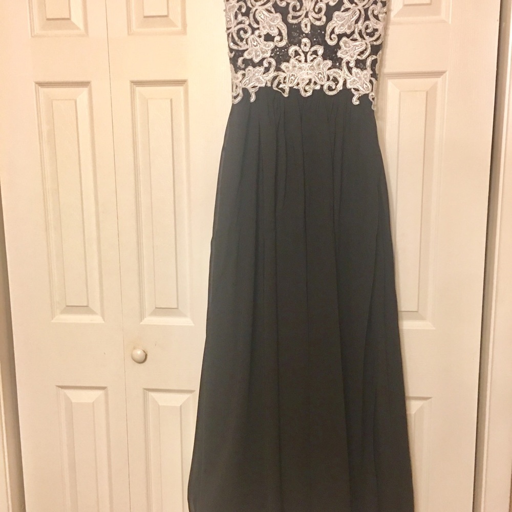 Black & White evening dress